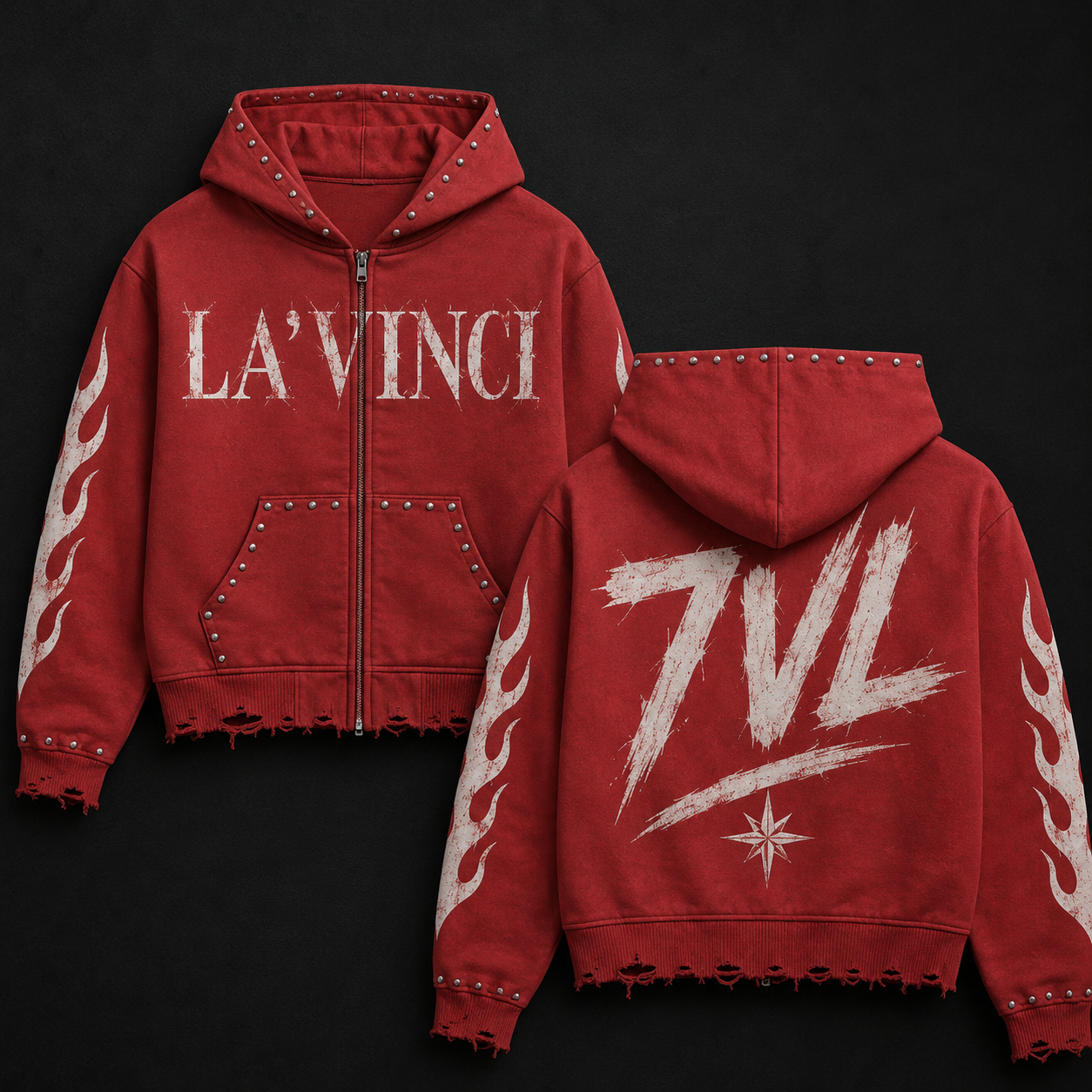 7VL FLAME Hoodie